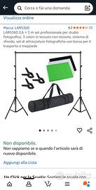 set sfondo fotografico