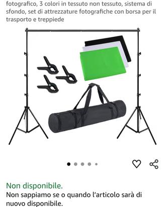 set sfondo fotografico
