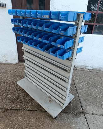 carrello portaminuteria a bocca di lupo