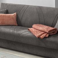 Divano trasformabile 3 posti - Grigio fumo