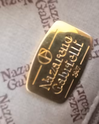 tracolla anni 80 vera pelle Nazareno Gabrielli