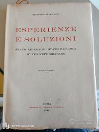 Esperienze e soluzioni 1945