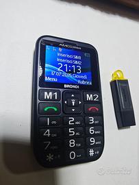 Brondi Telefono Cellulare AMICO STILOSO nero