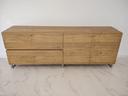 credenza-rovere-rustico-cassetti-ante-gambe-acciao