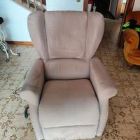 Poltrona relax Regina alzapersona visone 2 motori
