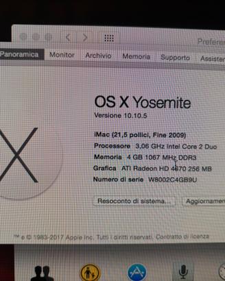 Imac osx yosemite