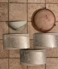 Set lampade Applique (nr.3 + nr.1 + nr.1), a muro