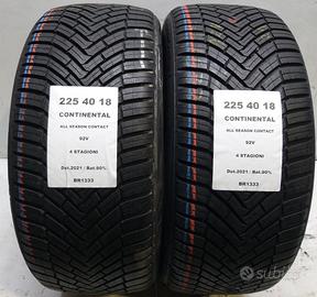 2 GOMME 225 40 18 CONTINENTAL BR1333