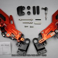 Pedane arretrate KTM DUKE 125 200 390 2011 - 2016