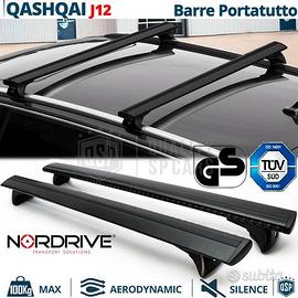 Barre da Tetto per Nissan Qashqai J12 in Alluminio