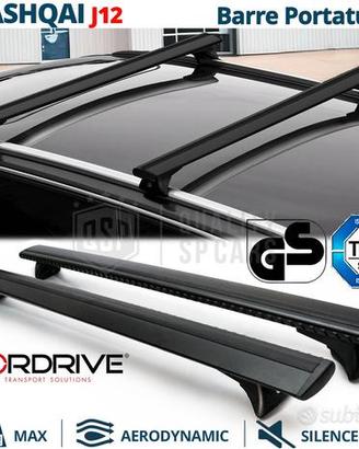 Barre da Tetto per Nissan Qashqai J12 in Alluminio