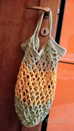 Borsa a rete uncinetto 