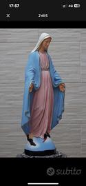 Statua Immacolata dipinta cm 75 in cemento