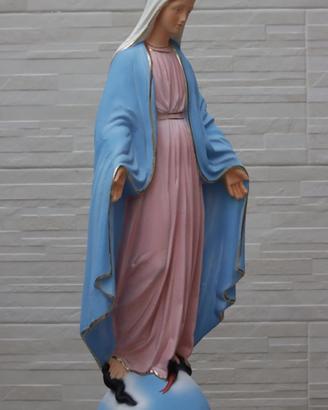 Statua Immacolata dipinta cm 75 in cemento