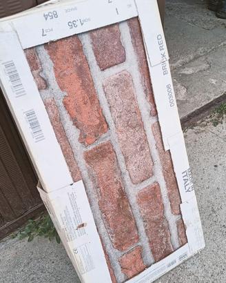 Rivestimento effetto mattone faccia vista 