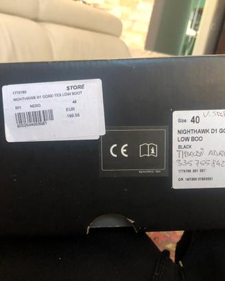 Scarpe per moto in goretex Dainese con cerniera