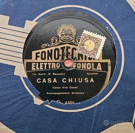 Disco 78 giri " Casa Chiusa " WW2