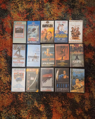 VHS REGISTRAZIONI  FILM ANNI 50, 60, 70, 80, 90