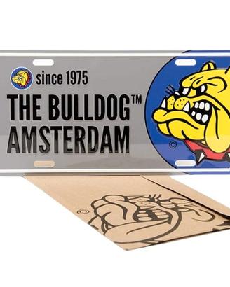Targa The bulldog originale in metallo Amsterdam