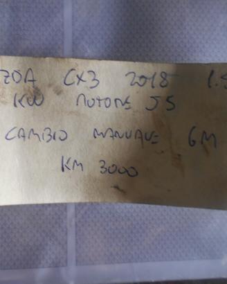 Cambio manuale 6 m 4x4 mazda cx3 1.5 tdi km 3000