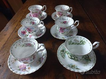 Tazze e piattini Royal Albert