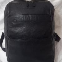 zaino piquadro nero in pelle 