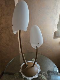 lampada più 4 luci da muro abbinate