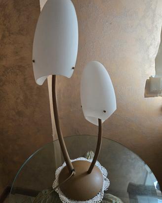 lampada più 4 luci da muro abbinate