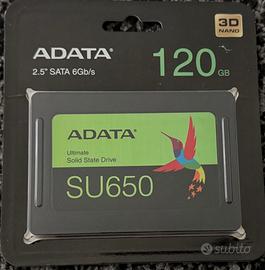 SSD 120GB SATA III 2,5 adattatore a 3,5 Sigillato