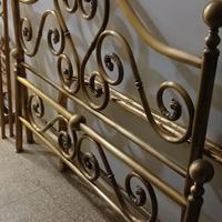 Letto matrimoniale in ottone