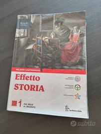 Libro effetto storia 1 dal 1000 al 600 isbn 97 888