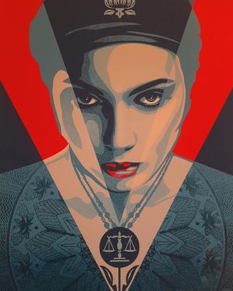 Serigrafia Shepard Fairey OBEY