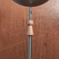 Lampada da terra tutta in acciaio 