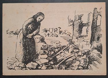 PIACENZA CARTOLINA DELL'ASSOC. NAZ. VIT CIV.DI GUE