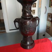 Vaso portombrelli porta bastoni bronzo vintage