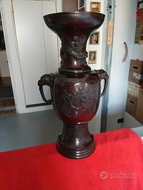 Vaso portombrelli porta bastoni bronzo vintage