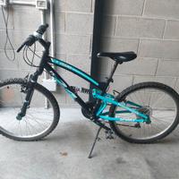 MTB biammortizzata per ragazzo, misura 24"
