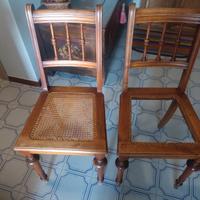 2 sedia antiche viennesi Art Nouveau