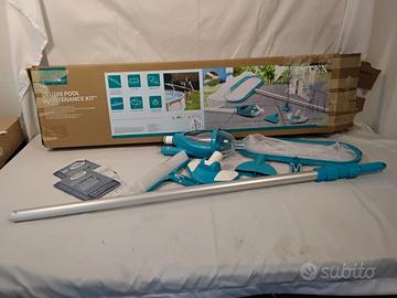 kit pulizia piscina nuovo 