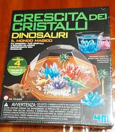 "Crescita dei cristalli - dinosauri" SIGILLATO