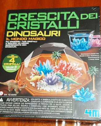 "Crescita dei cristalli - dinosauri" SIGILLATO