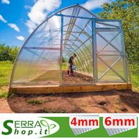 Serra tunnel policarbonato orto giardino casetta