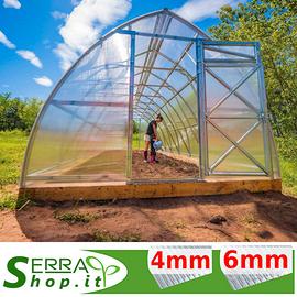 Serra tunnel policarbonato orto giardino casetta