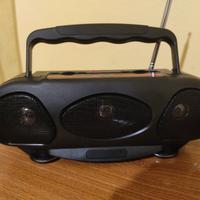 Radio portatile FM Modello 10K - Nero a batterie