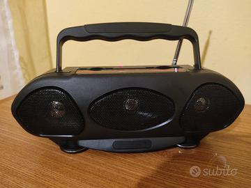 Radio portatile FM Modello 10K - Nero a batterie
