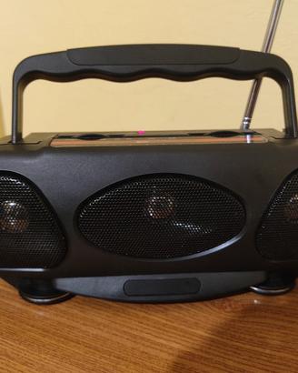 Radio portatile FM Modello 10K - Nero a batterie