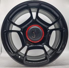 4 cerchi lega fiat 500 abarth r17 lt5154