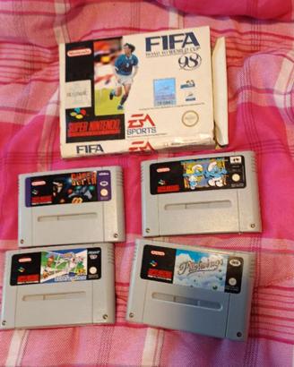 super nintendo lotto giochi snes
