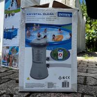 Piscina rettangolare 3x2 m con pompa intex