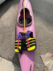 Canoa più giubbotto taglia 40. 44